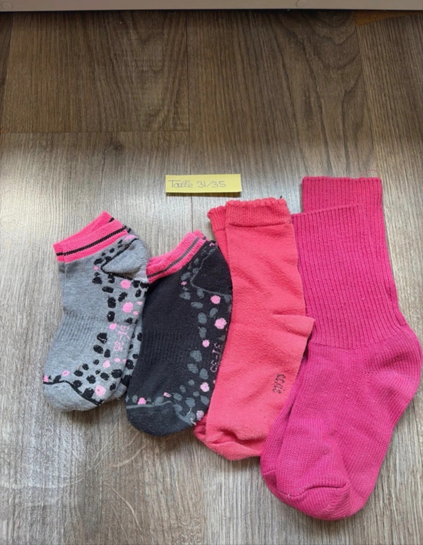 Lot de 4 paires de chaussettes 31/35